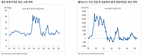 ▲ 중국 돈육가격 및 양돈마진 추이 (자료 / 축평원 보고서 발췌)