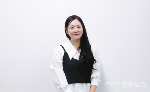 ▲&nbsp;(주)팜스코 축산식품연구소 이미주 수의R&D팀장